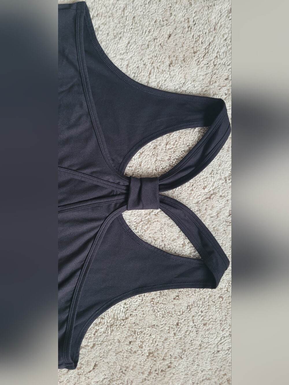 TRU Torrid Black Racerback Workout Top Tank, 1x - Picture 3 of 7